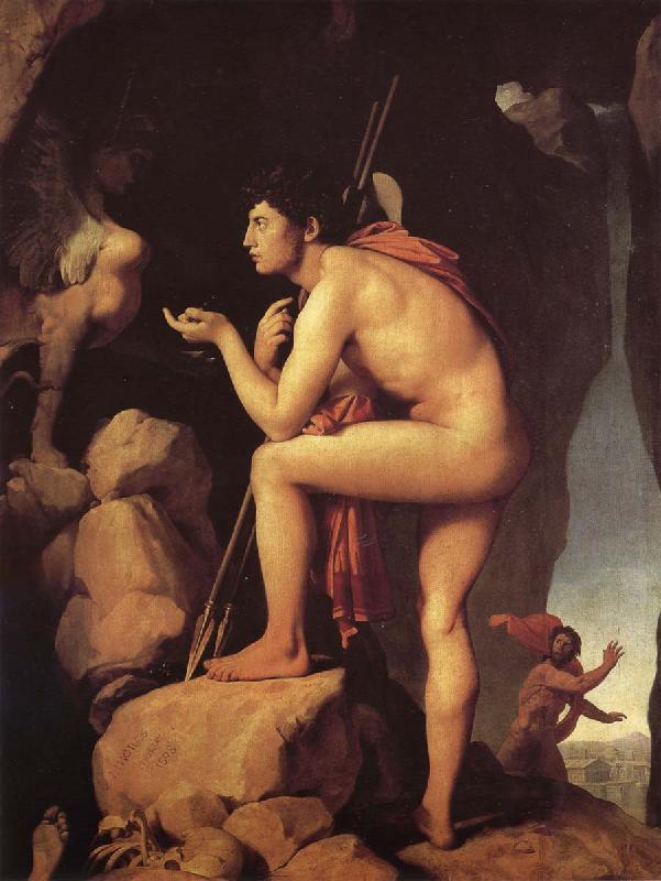 Jean-Auguste Dominique Ingres Yidipasi and Sifenkeci oil painting image